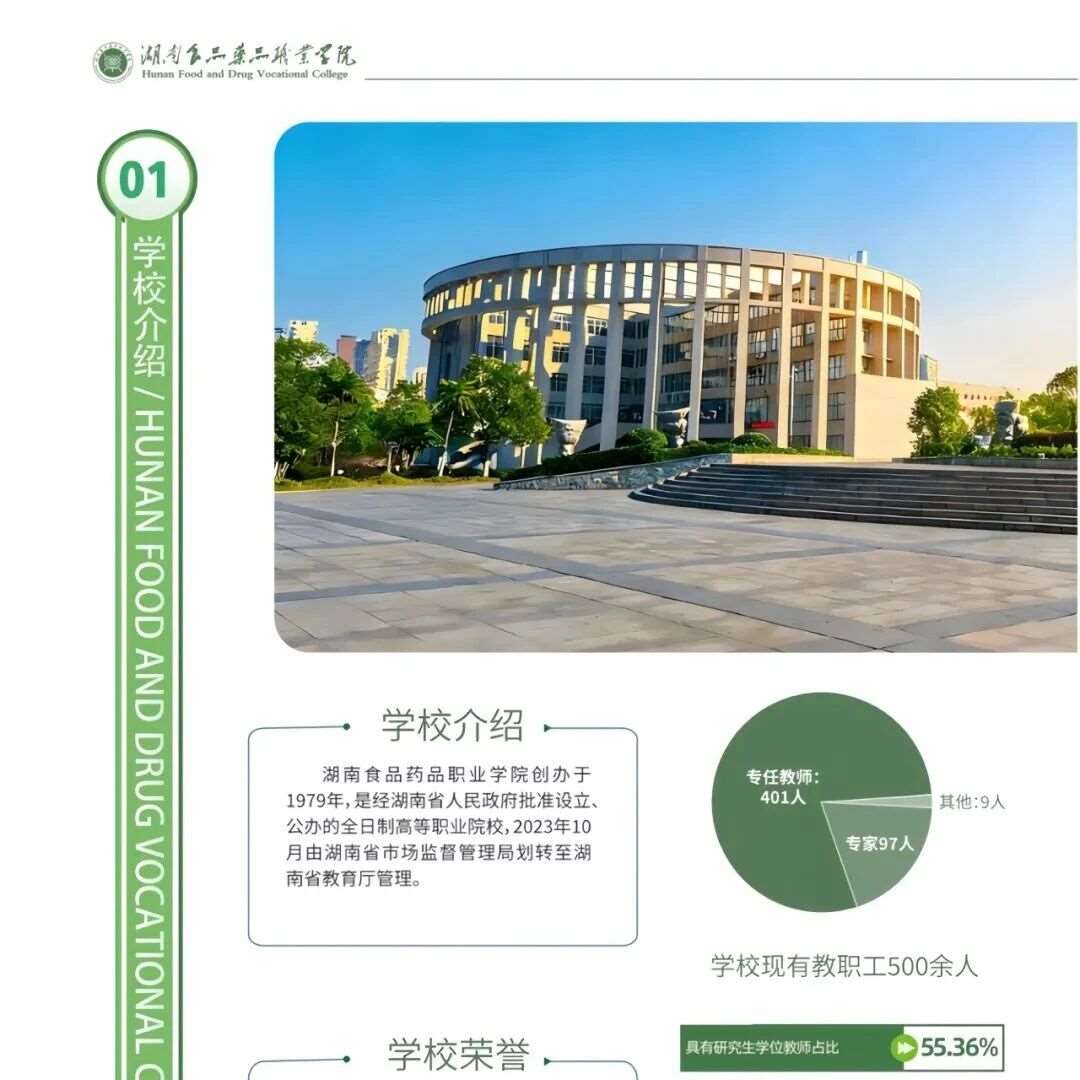 速看！湖南食品药品职业学院2026年招生简章新鲜出炉啦